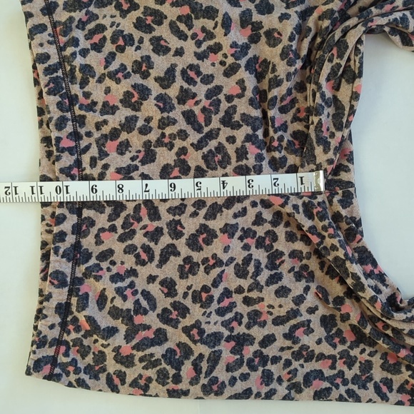 Cuddl Duds Climate Right Animal Print Leggings MEDIUM Pink Leopard - Picture 10 of 11